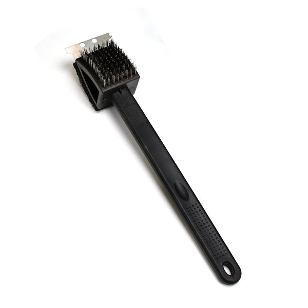 Black 2 Side Use Brush Scarp Cleaning Brush &  Wire Brush for Garage Use