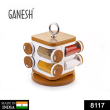 Ganesh Storewell Plastic Spice Rack - Set Of 8