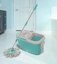 Spin Mop with Bigger Wheels & Auto Fold Handle