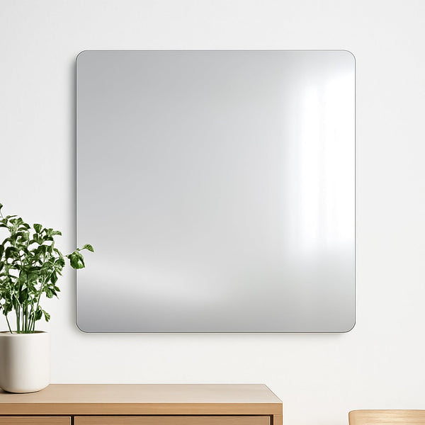 Plastic Square 3D Mirror Wall Stickers (1 Pc / 30x30 Cm)