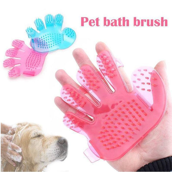 Pet Grooming Rubber Glove Brush