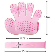 Pet Grooming Rubber Glove Brush