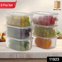 Multipurpose Plastic Food Storage Container Set- 6 Pcs