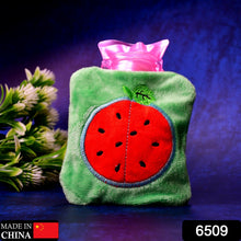 Watermelon Small Hot Water Bag with Cover – Pain Relief Warmer