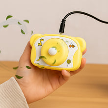 Cute Bear-shaped Mini Rechargeable Fan