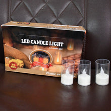 LED Candles with Plastic Covers