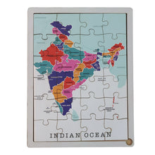 Educational Wooden India Map Puzzle for Kids