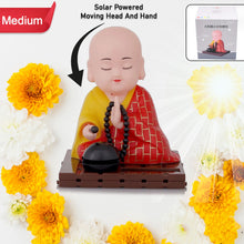 Solar Powered Sitting  Buddha Statue  Moving Head And Hand