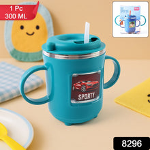 Kids Sporty Sipper Mug with Straw (Approx 300 ML)