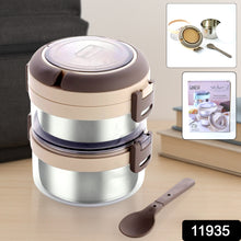 2 Double Layer Stainless Steel Insulated Lunch Box Set