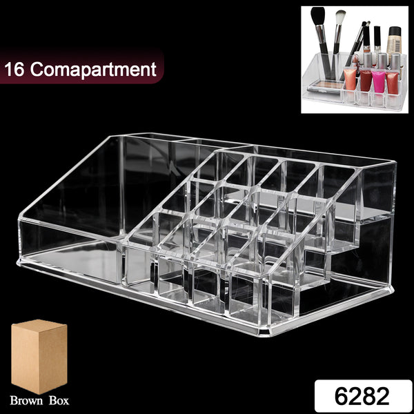 16-Compartment Cosmetic &amp; Jewellery Organizer Box
