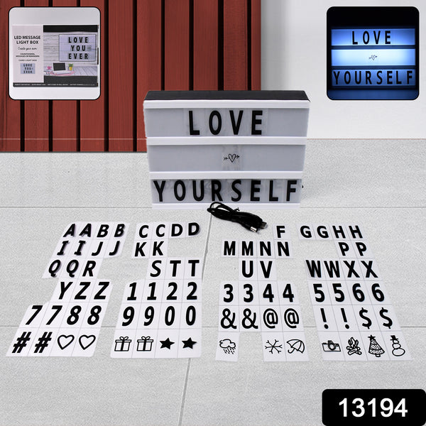 Black Mini A6 Magnetic Cinematic Light Box  (1 Set)