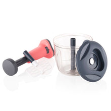 1100 ml 2-in-1 Push-Up Chopper with Blender