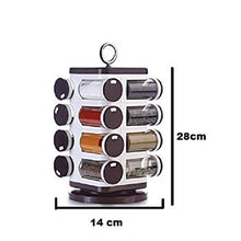 Ganesh Spice Rack Set | 16-Container Revolving Spice Organizer