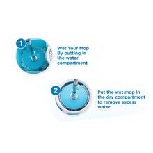 Spin Mop with Bigger Wheels & Auto Fold Handle