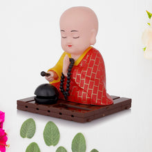 Solar Powered Sitting  Buddha Statue  Moving Head And Hand