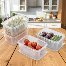 Multipurpose Plastic Food Storage Container Set- 6 Pcs