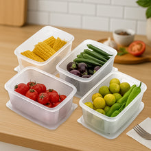 Multipurpose Plastic Food Storage Container Set- 6 Pcs