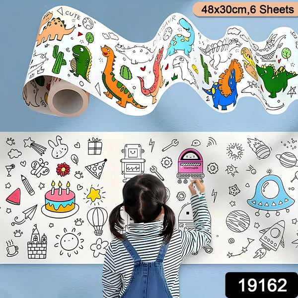 Fun And Educational Coloring Roll