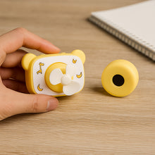 Cute Bear-shaped Mini Rechargeable Fan