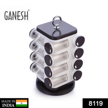 Ganesh Spice Rack Set | 16-Container Revolving Spice Organizer