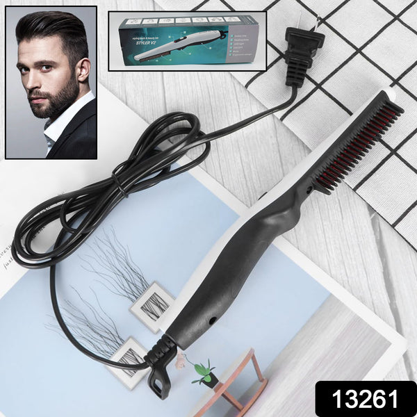 Electric Hair Straightening Comb Portable Straight Beard Comb