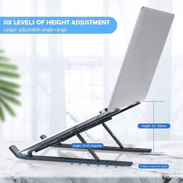 Adjustable Ergonomic Foldable Laptop Stand